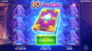 Book of wizard slot game
