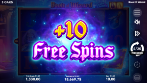 Book of wizard free spins